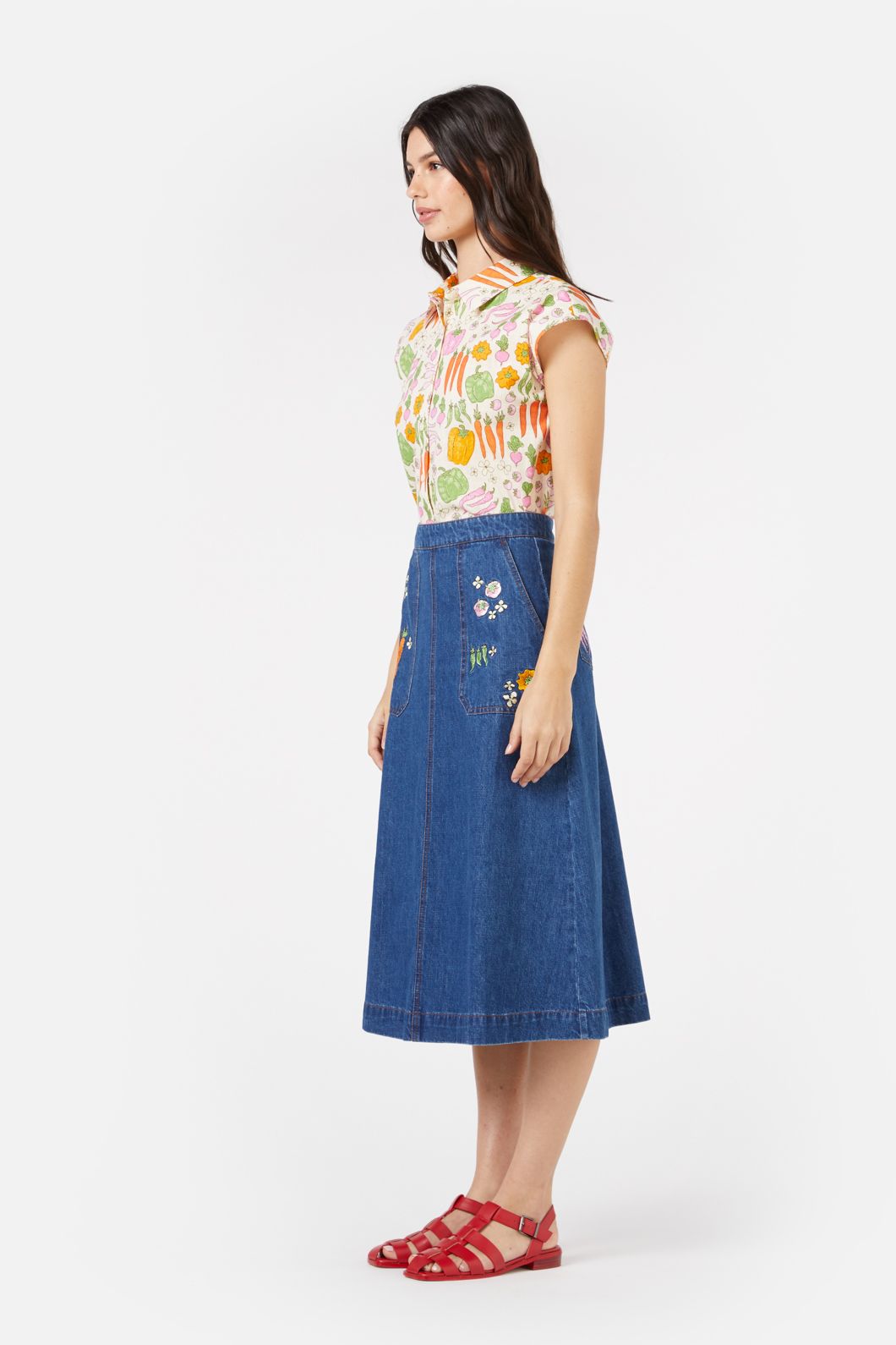 Princess Highway - Veggie Patch Shirt - cream
