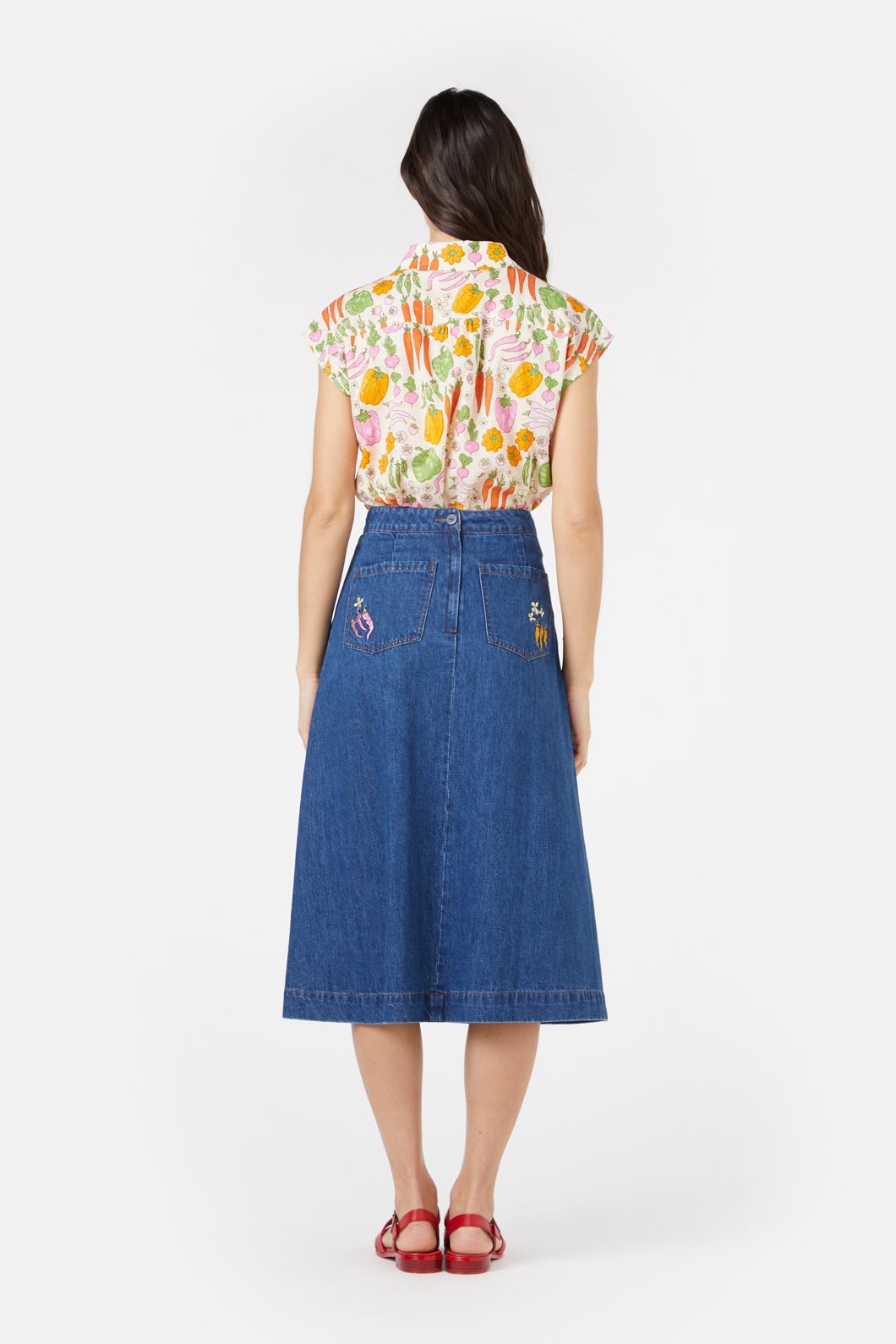 Princess Highway - Veggie Patch Shirt - cream