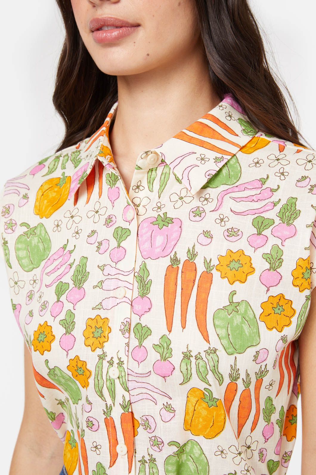 Princess Highway - Veggie Patch Shirt - cream