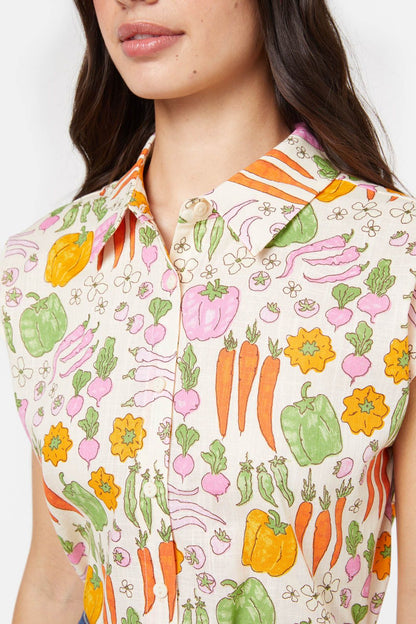 Princess Highway - Veggie Patch Shirt - cream