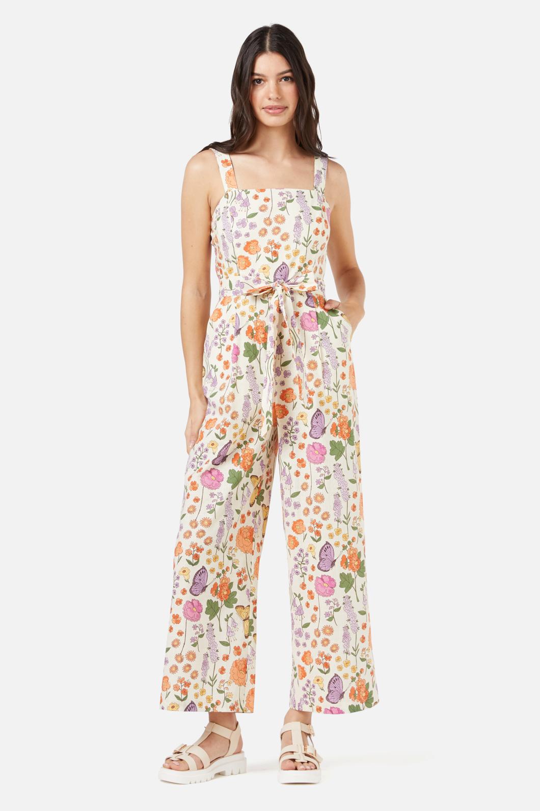 Princess Highway - Summer Day Jumpsuit - cream