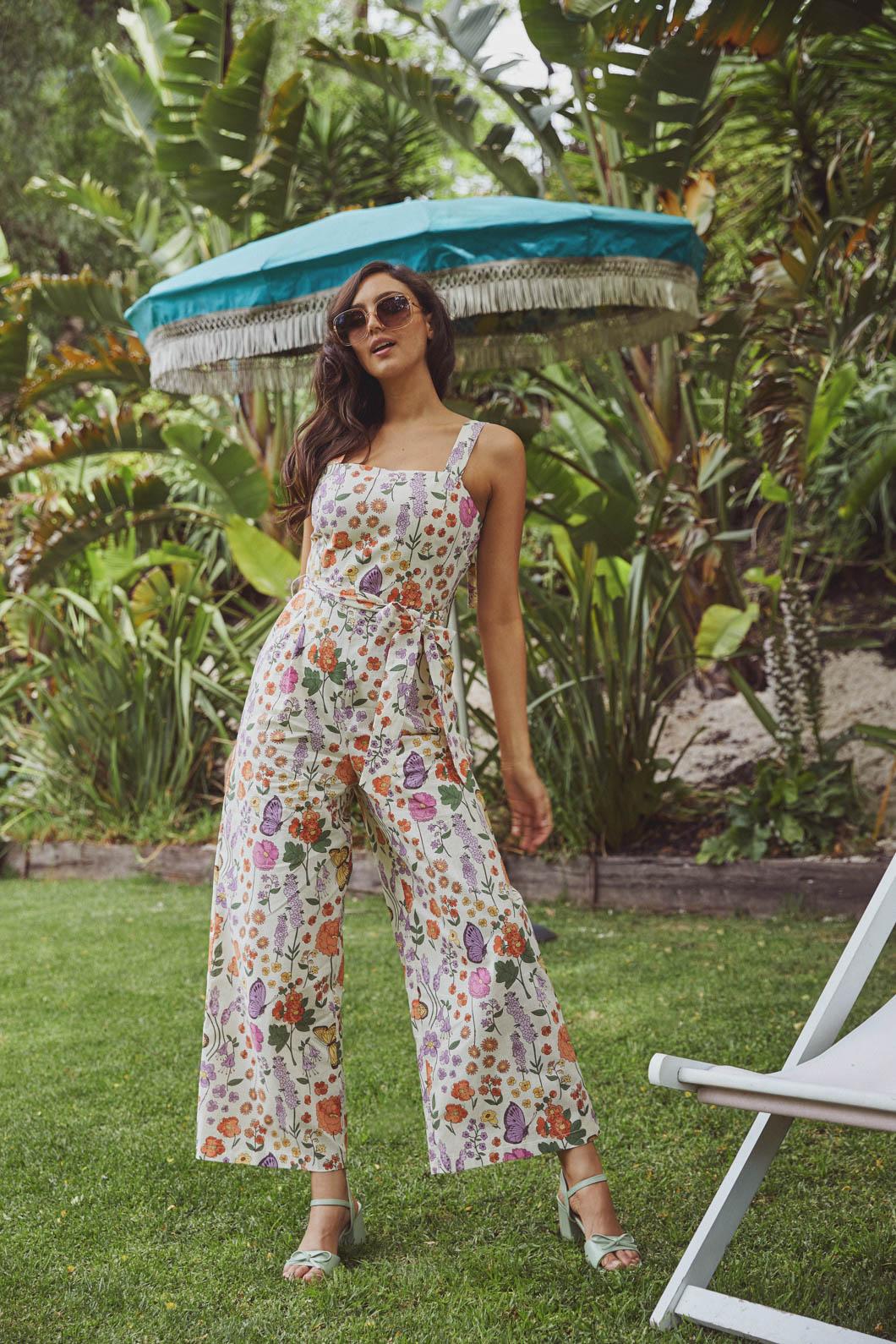 Princess Highway - Summer Day Jumpsuit - cream