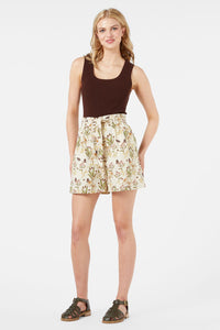 Princess Highway - Dreamy Native Short - cream