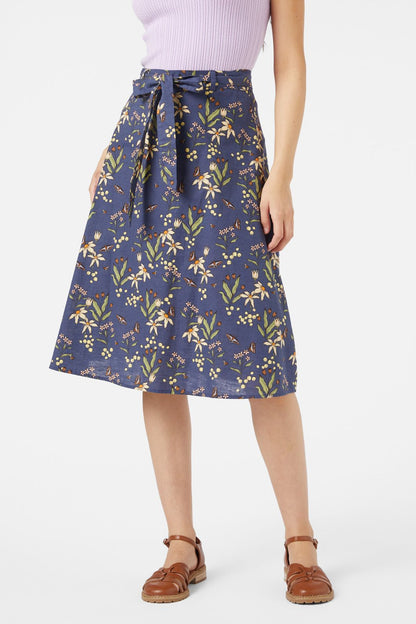 Princess Highway - Dreamy Native Skirt - navy