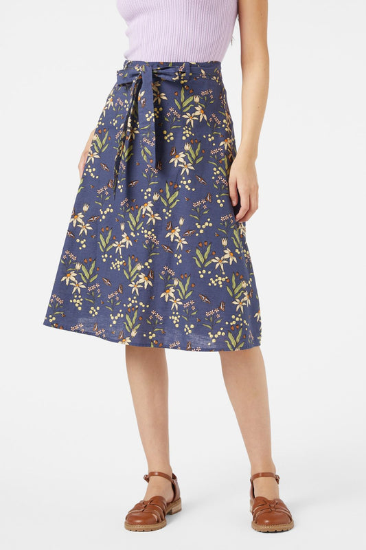 Princess Highway - Dreamy Native Skirt - navy