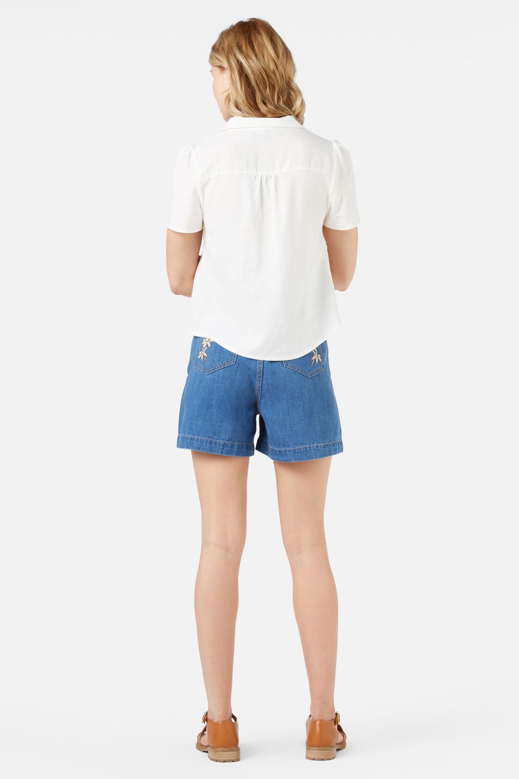 Princess Highway - Dreams Emb Blouse - cream