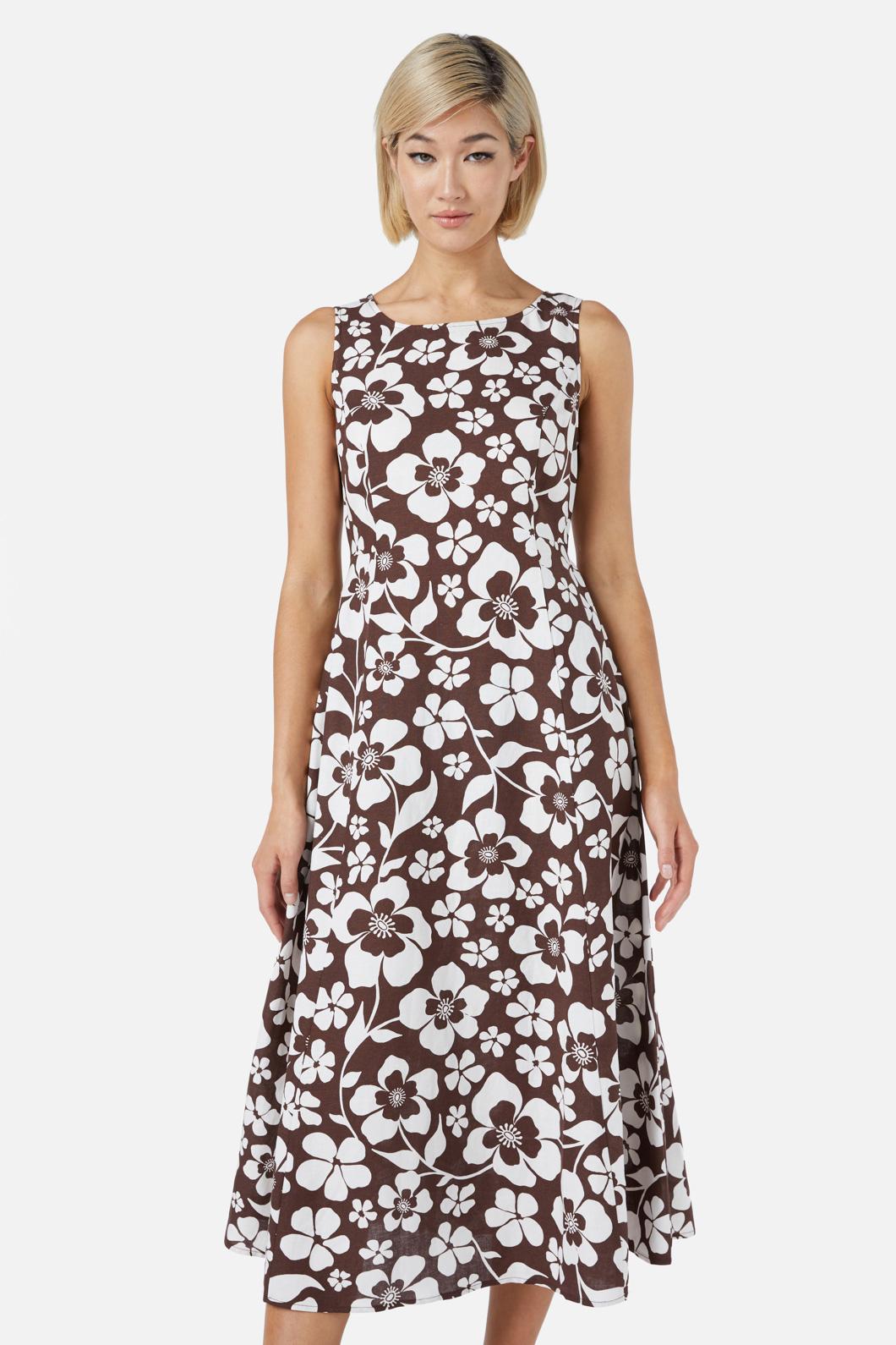 Princess Highway - Cecilia Midi Dress - chocolate