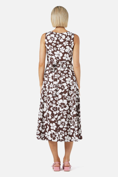 Princess Highway - Cecilia Midi Dress - chocolate