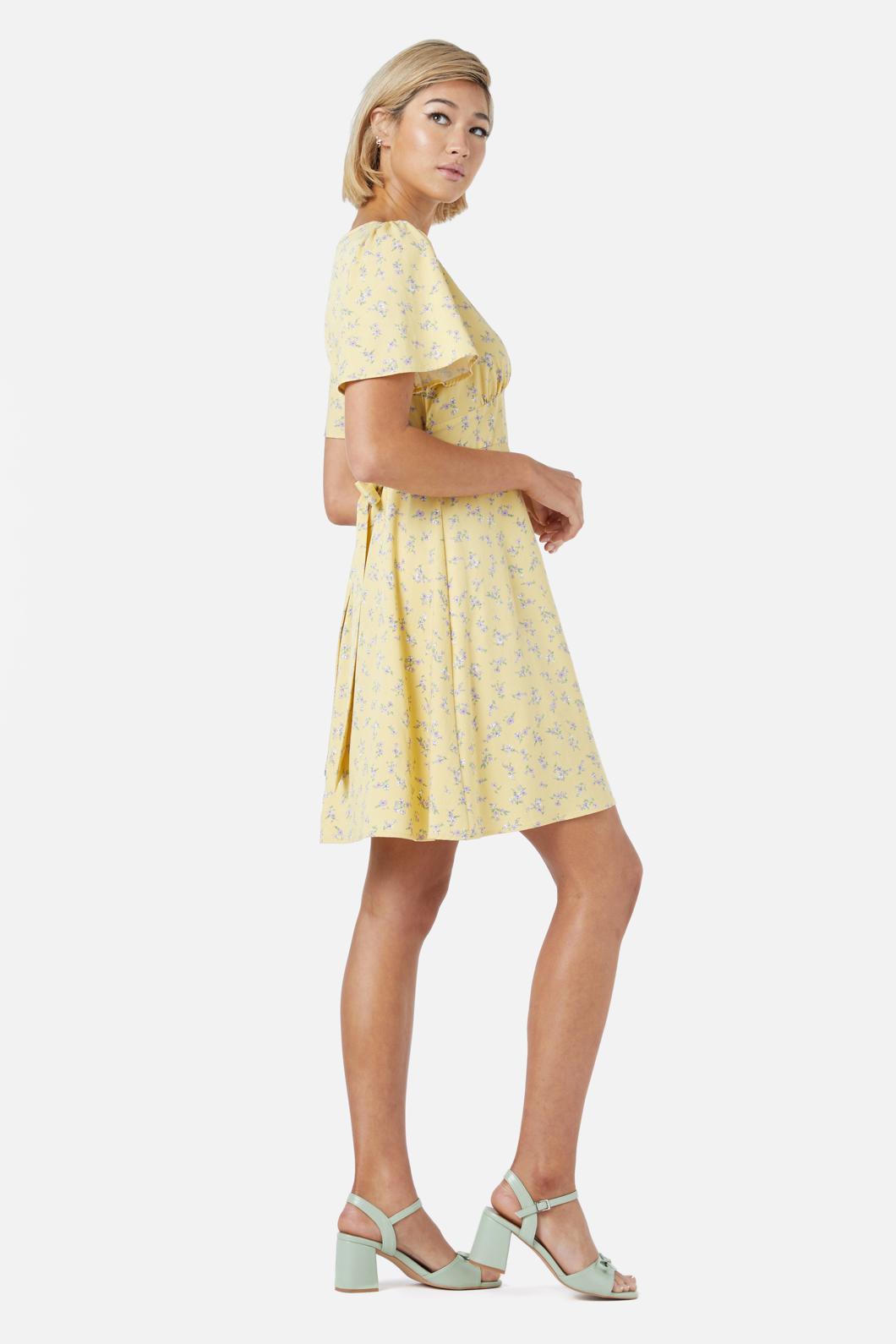 Princess Highway - Lila Ditsy Mini Dress - yellow