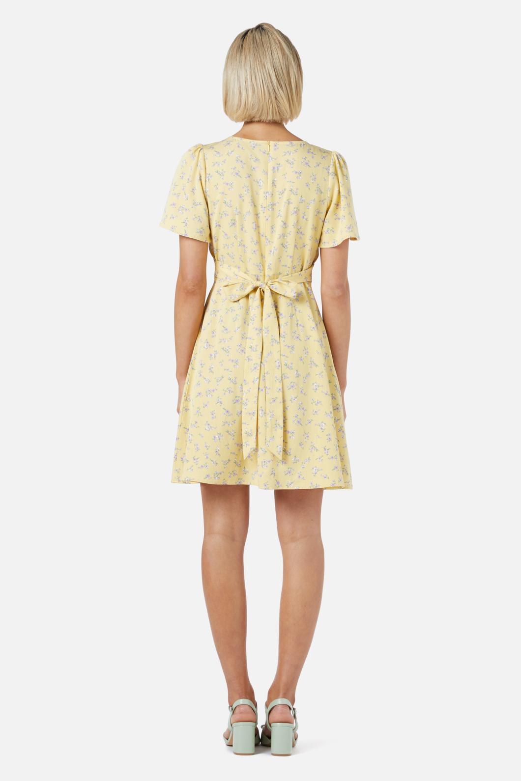 Princess Highway - Lila Ditsy Mini Dress - yellow
