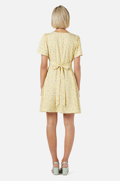 Princess Highway - Lila Ditsy Mini Dress - yellow
