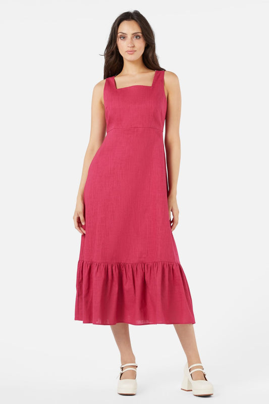 Princess Highway - Nora Midi Dress - berry