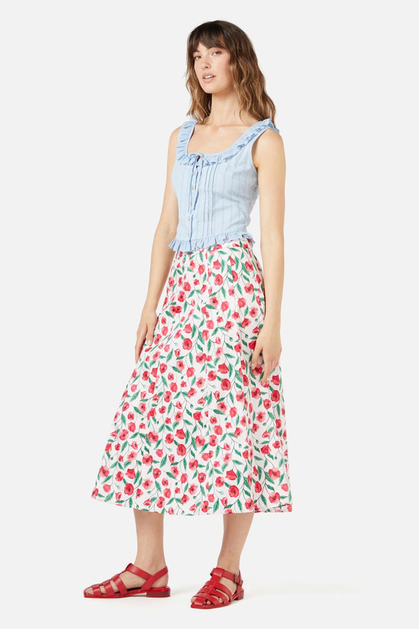 Princess Highway - Dallas Corset Top - blue