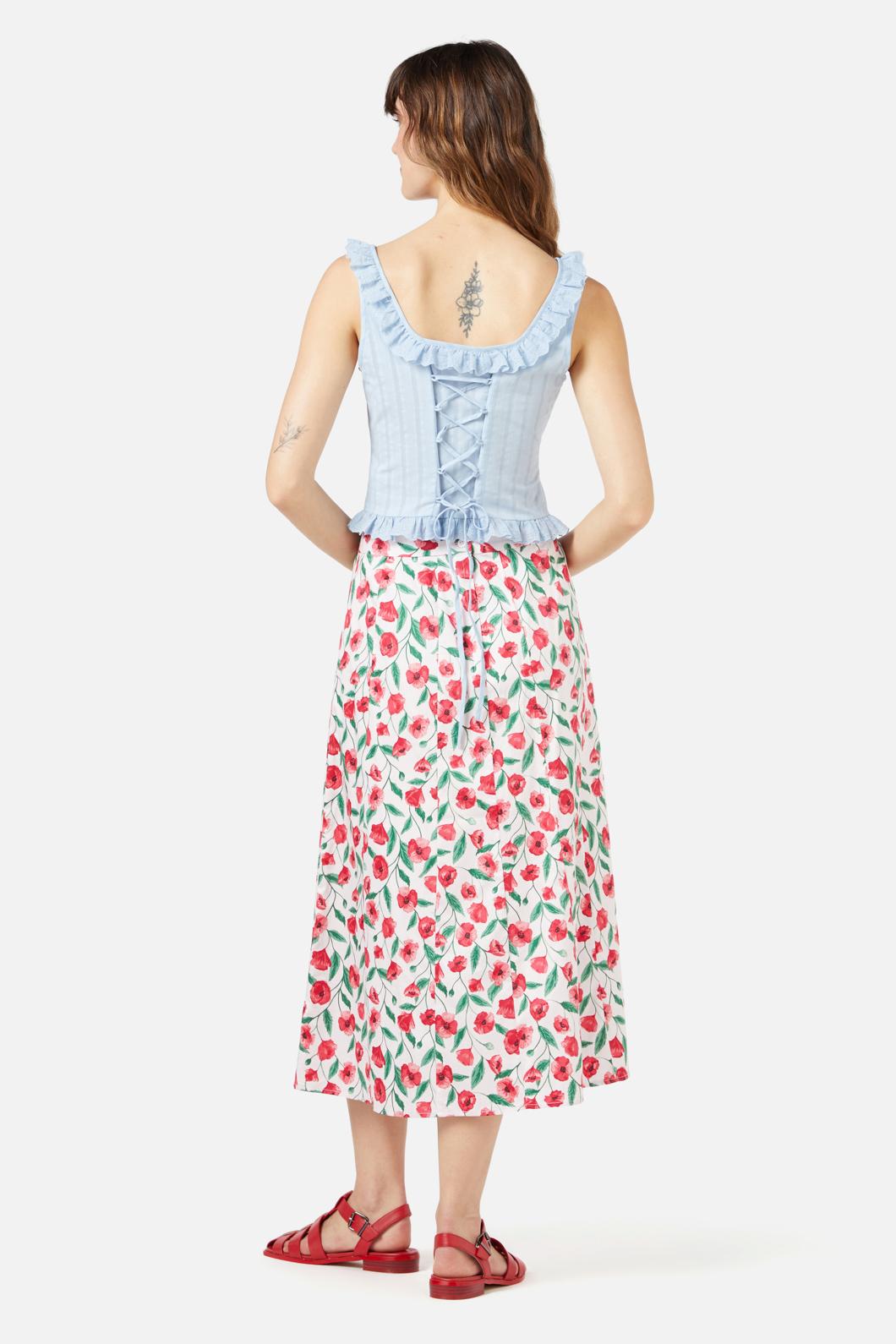 Princess Highway - Dallas Corset Top - blue