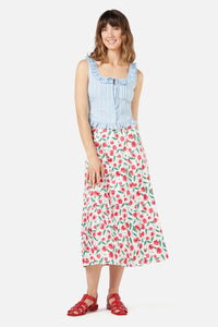Princess Highway - Dallas Corset Top - blue