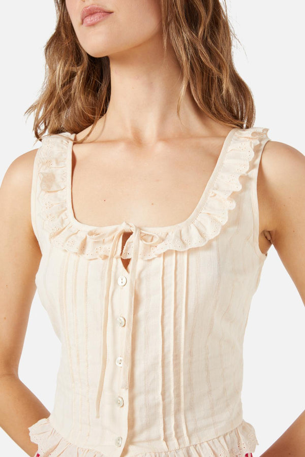 Princess Highway - Dallas Corset Top - cream