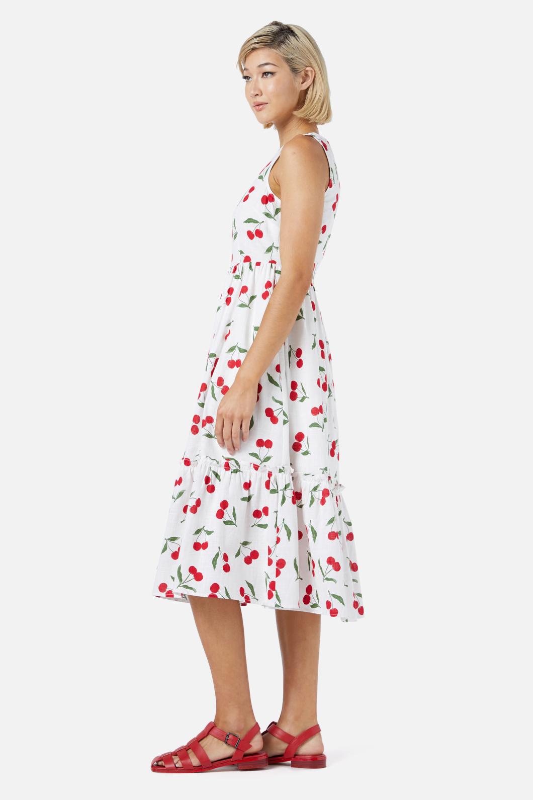 Princess Highway - Cherry Girl Midi Dress - cream