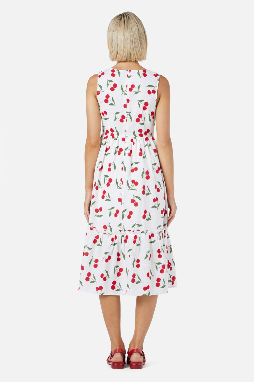 Princess Highway - Cherry Girl Midi Dress - cream