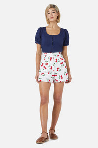 Princess Highway - Cherry Girl Skort - cream