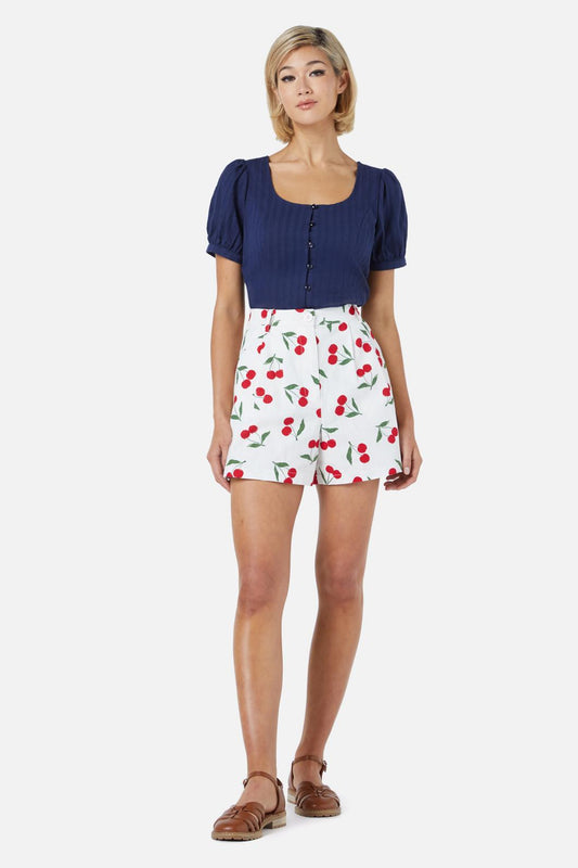Princess Highway - Cherry Girl Skort - cream