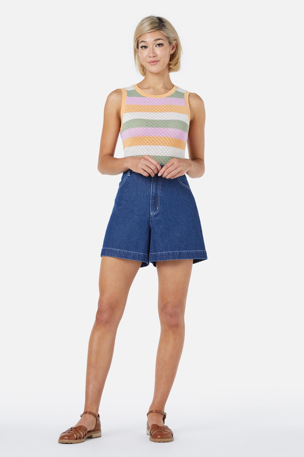 Princess Highway - Grace Stripe Knit Top - pink