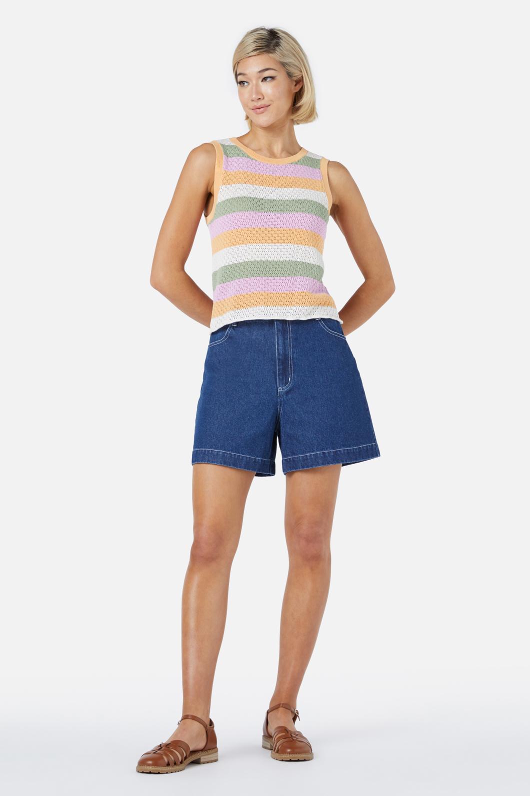 Princess Highway - Grace Stripe Knit Top - pink