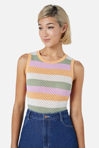 Princess Highway - Grace Stripe Knit Top - pink