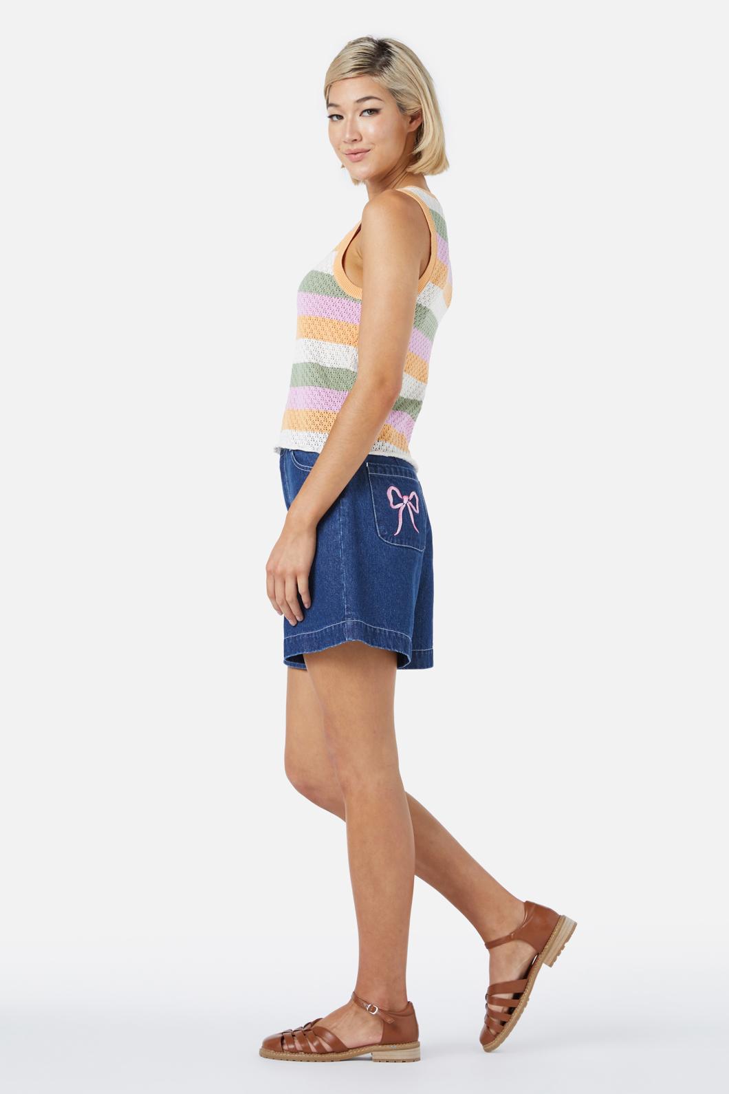 Princess Highway - Grace Stripe Knit Top - pink