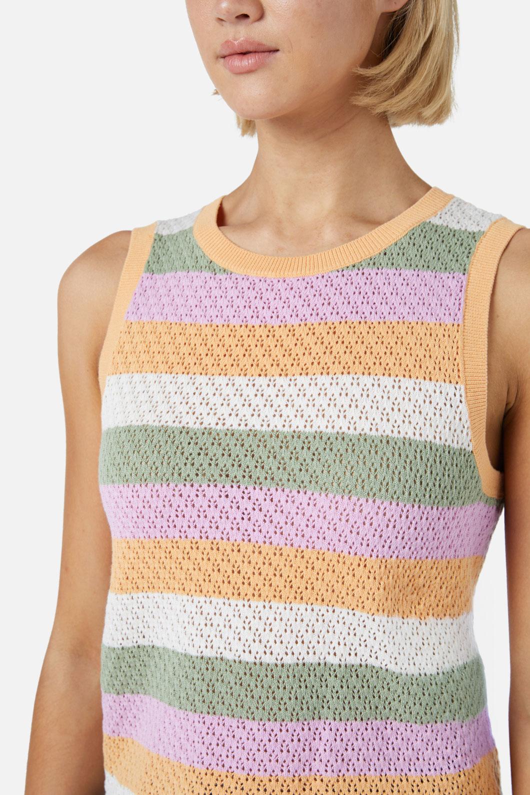 Princess Highway - Grace Stripe Knit Top - pink