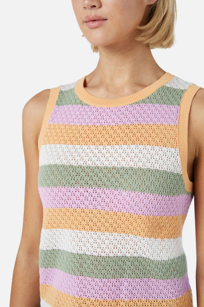 Princess Highway - Grace Stripe Knit Top - pink