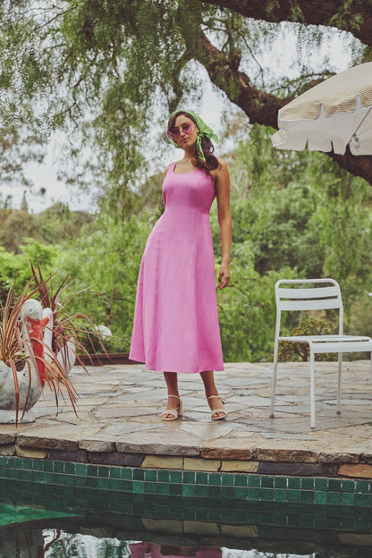 Princess Highway - Zina Midi Dress - pink