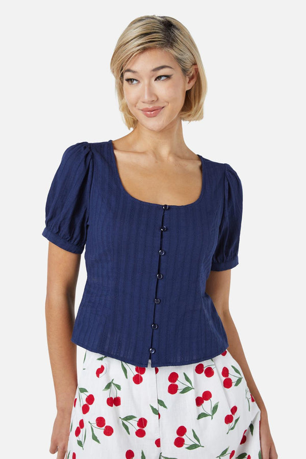 Princess Highway - Neisha Top - navy