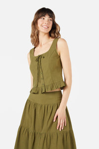 Princess Highway - Leisl Top - green