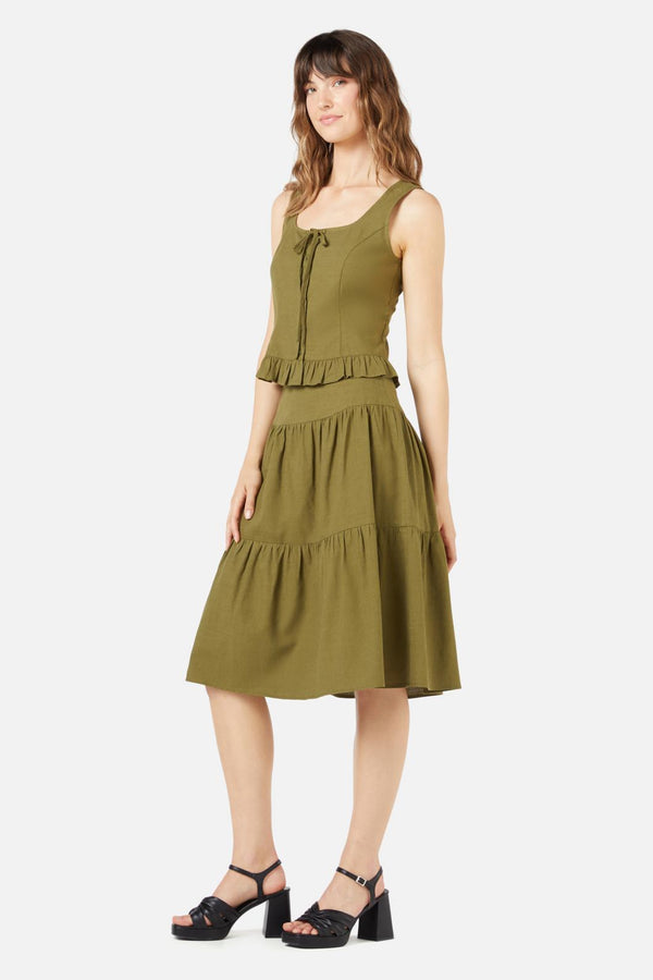 Princess Highway - Leisl Top - green