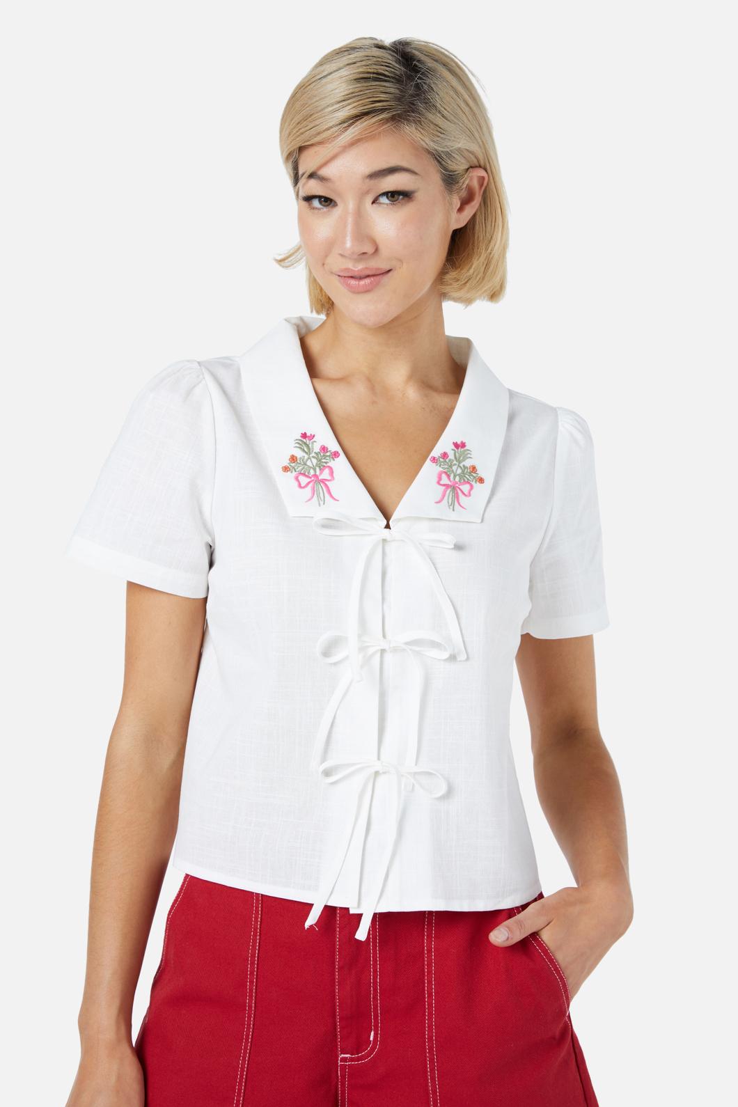 Princess Highway - Dara Drill Short - red