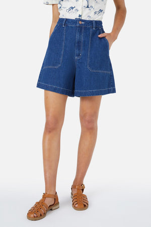 Princess Highway - Reece Short - blue-denim