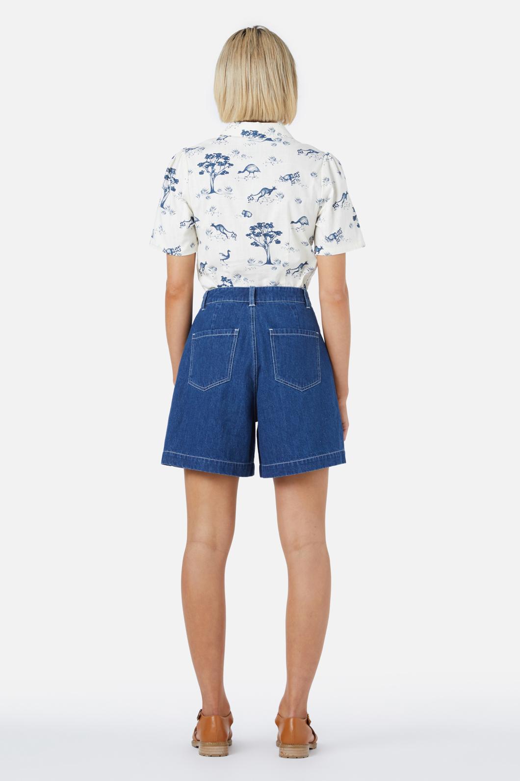 Princess Highway - Reece Short - blue-denim