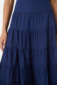 Princess Highway - Julie Midi Skirt - navy