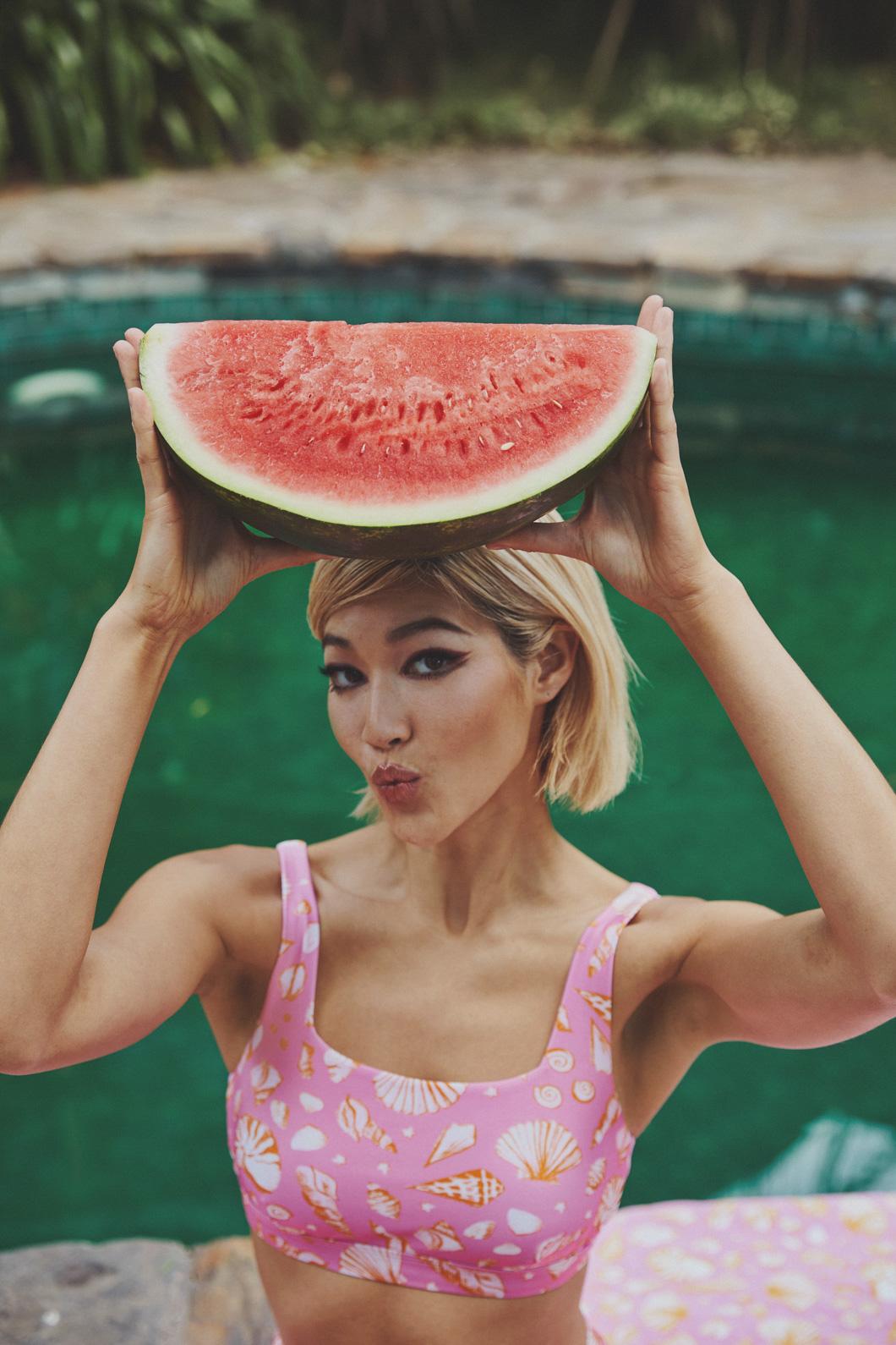 Princess Highway - Sea Shells Bikini Top - pink