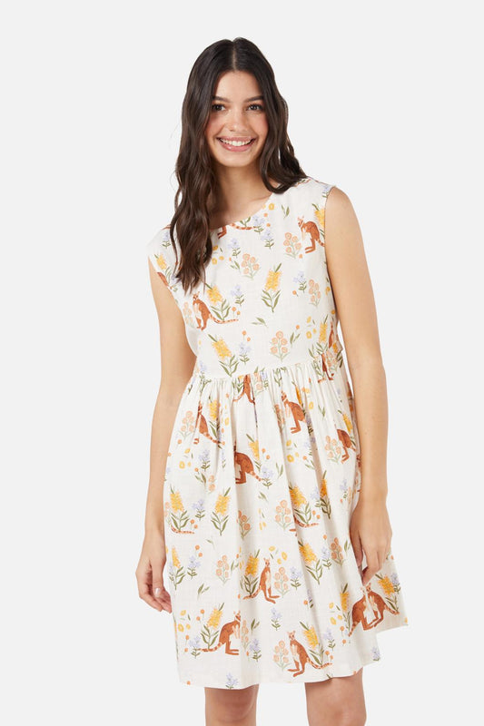 Princess Highway - Rock Wallaby Dress - cream