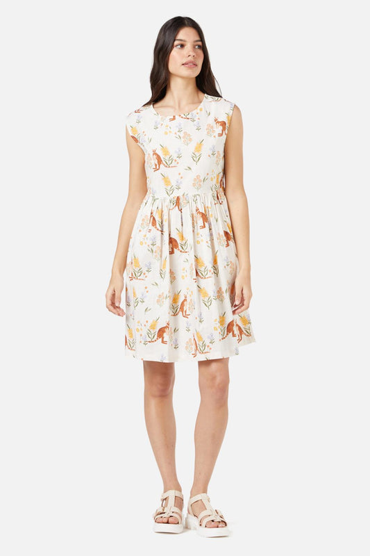Princess Highway - Rock Wallaby Dress - cream