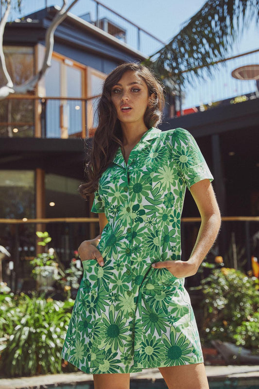 Princess Highway - Justine Shirt Dress - green