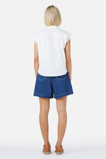 Princess Highway - Finch Emb Blouse - cream
