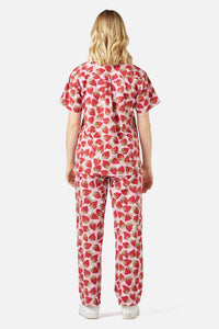 Princess Highway - Strawberry Scrub Set - pink