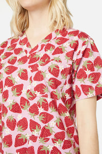 Princess Highway - Strawberry Scrub Set - pink