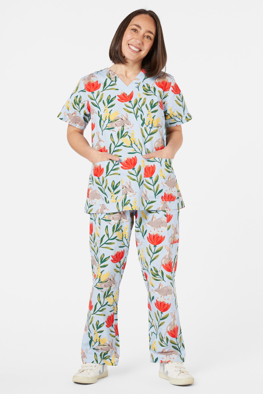 Princess Highway - Bilby Scrubs Set - blue