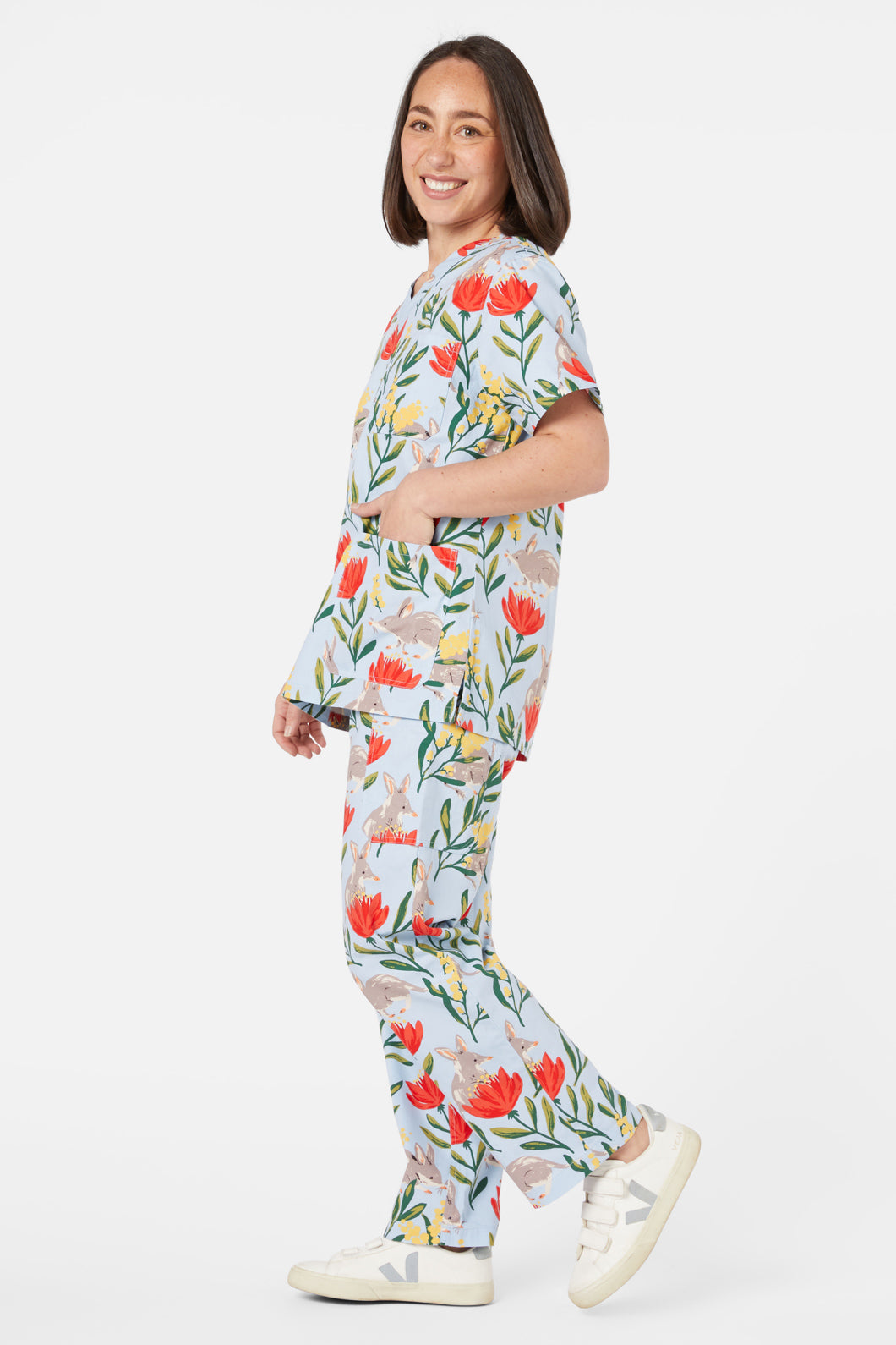 Princess Highway - Bilby Scrubs Set - blue