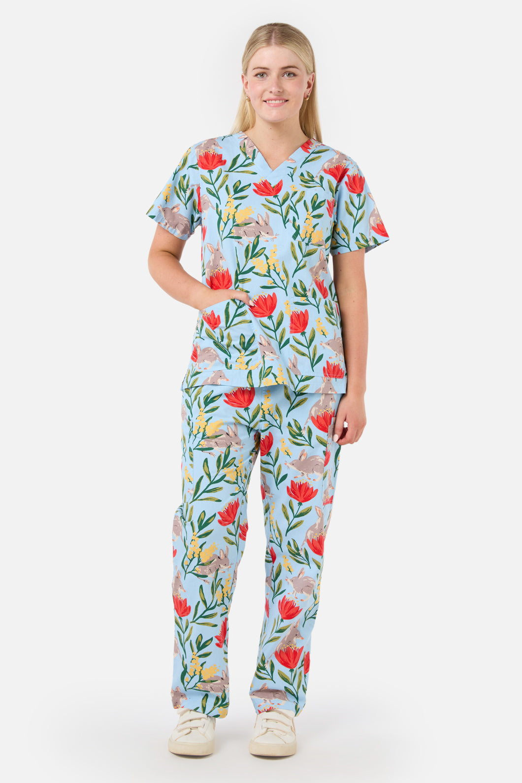 Princess Highway - Bilby Scrubs Set - blue