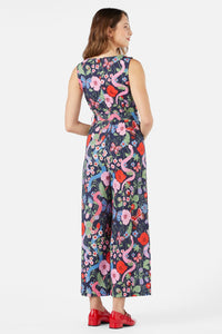 Princess Highway - Luna Snake Jumpsuit - navy