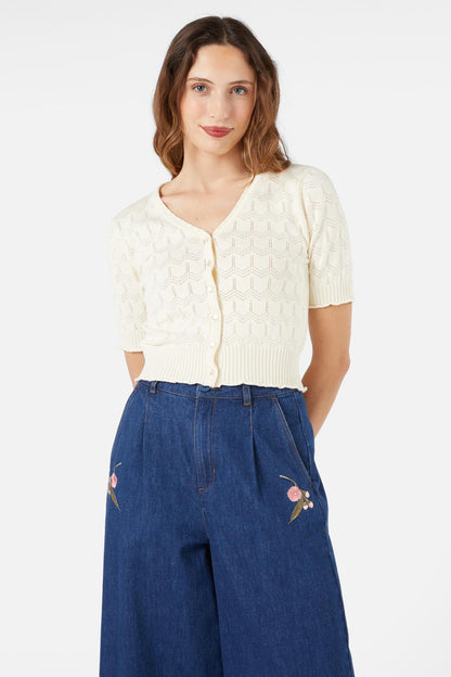 Princess Highway - Wednesday Cardigan - cream